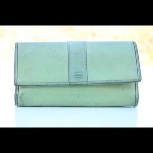 Coach bi-fold wallet + check book holder
